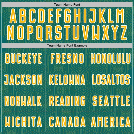 Jersey Teal Shape Custom Gold-White Geometric Soccer Sublimation Sports Uniform