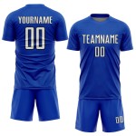 Sublimation Shape White-Black Sports Custom Geometric Blue Soccer Uniform Jersey Thunder Sublimation Shape White-Black Sports Custom Geometric Blue Soccer Uniform Jersey Thunder