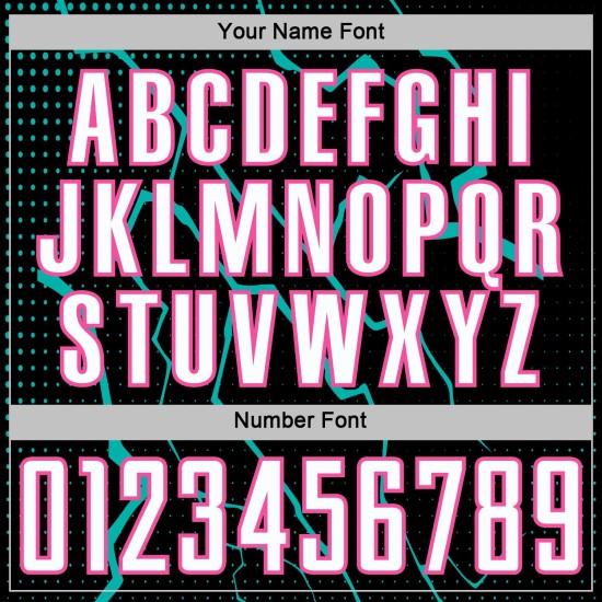 White Jersey Lightning Aqua-Pink Black Sports Custom Uniform Soccer Sublimation