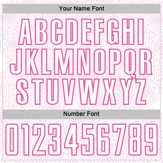 Jersey Soccer Uniform Custom White Shape Geometric Sublimation Sports Pink