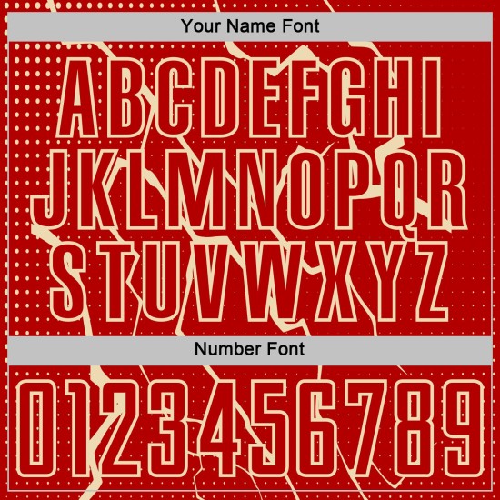 Sublimation Uniform Cream Lightning Custom Jersey Sports Red Soccer